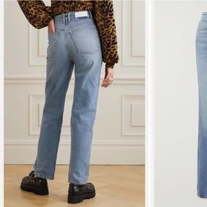 RE/DONE Jeans Women’s 28 High-Waist Straight Leg 70s Light Wash Vintage Style